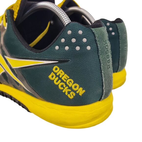 OREGON DUCKS Shoes Mens Size 11.5 Yellow Green REEBOK CROSSFIT Athletic Trainer main image 9